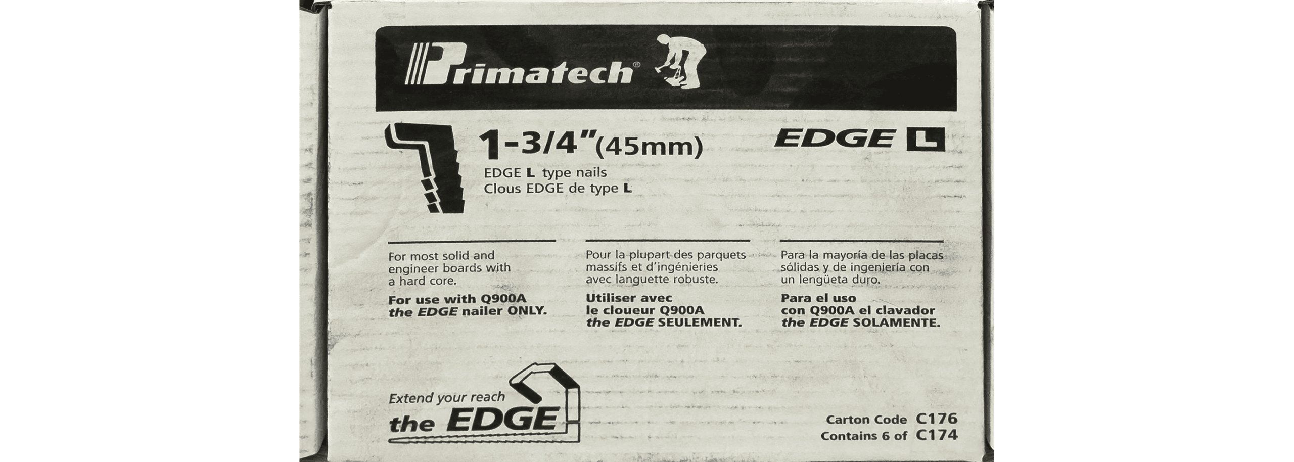 Primatech Edge cleat 1-3/4 x 18ga