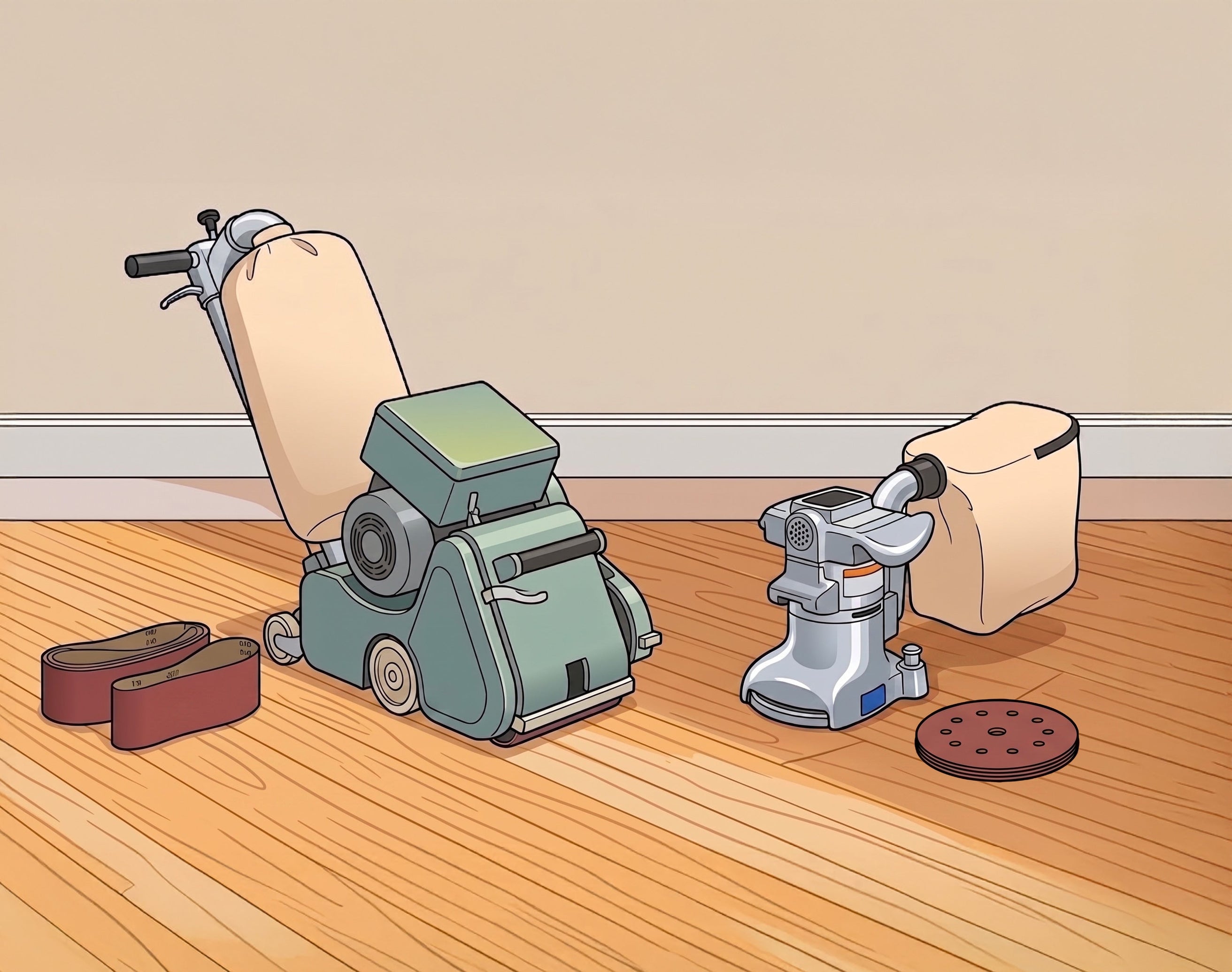 Drum Belts vs. Edger Discs — How to Use Each Sander
