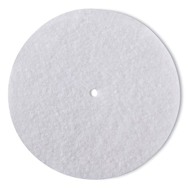 Norton 7"x5/16" White Felt Pad