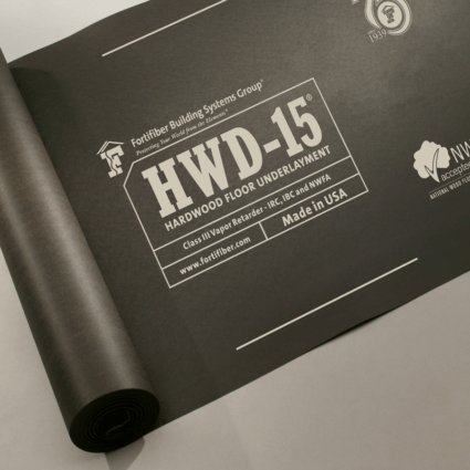 HWD-15 Underlayment 432Sf