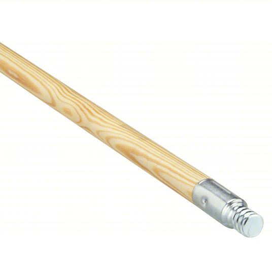 Wooden Pole With Metal Screw Tip 5'